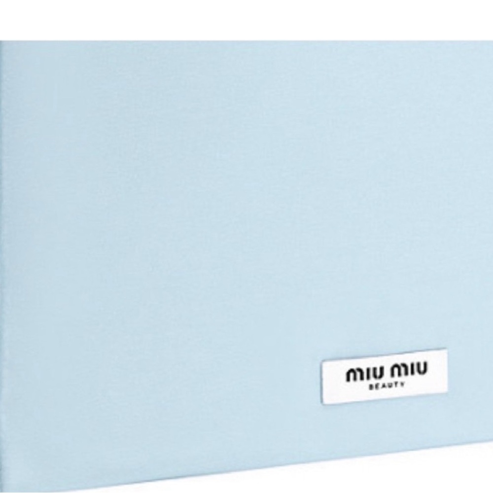 Miu Miu Light Blue Women’s Structured Tote Bag GWP - Picture 3 of 3